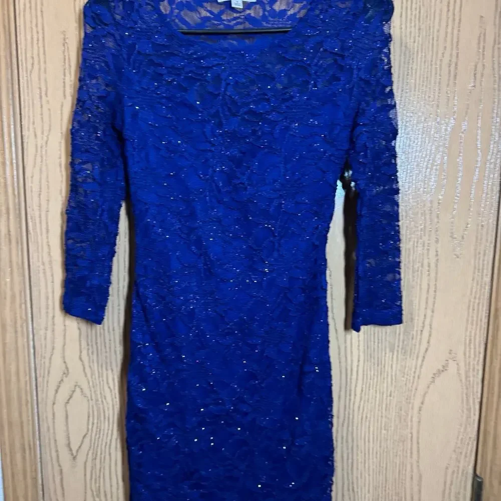 Blue sparkle dress size small ❤️